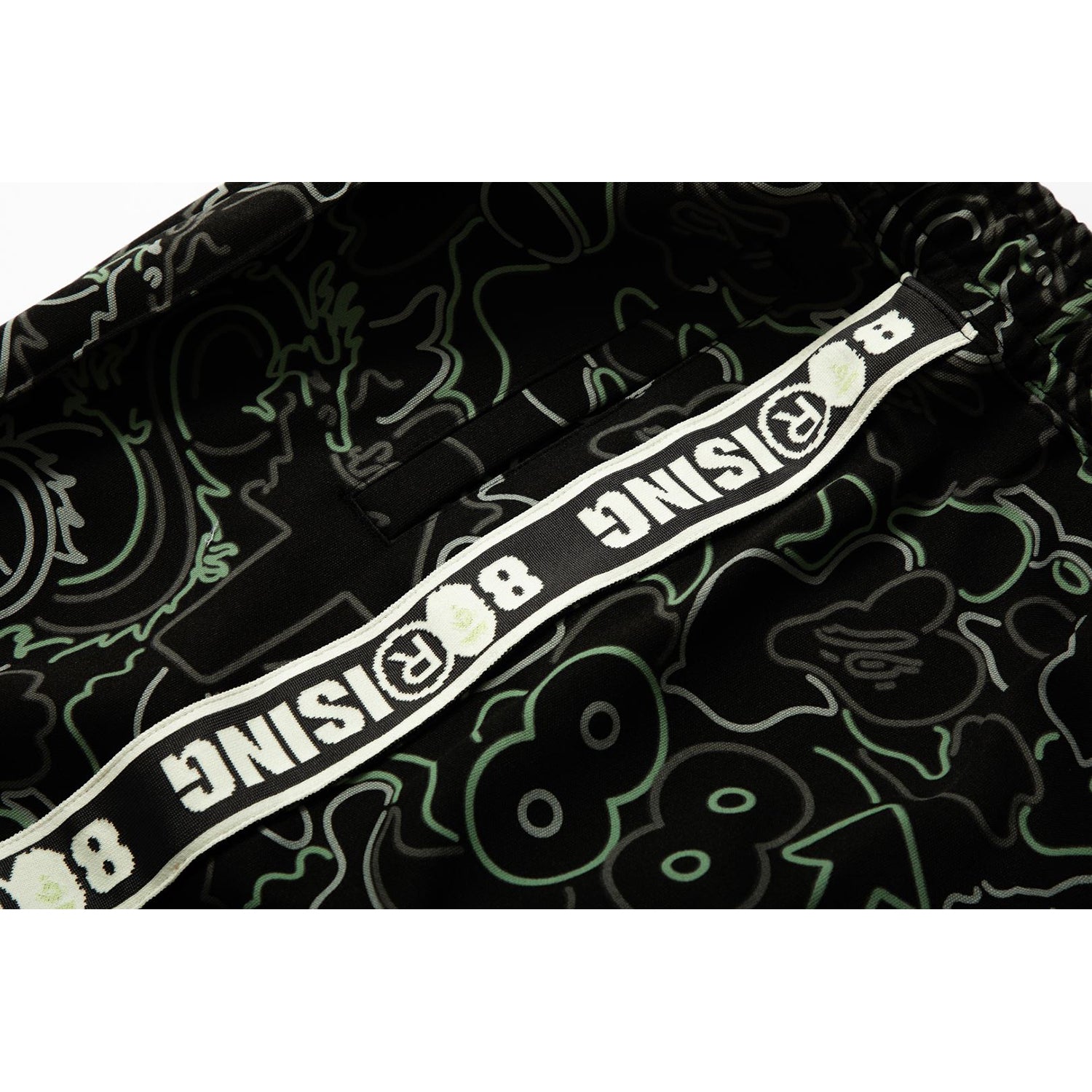 BAPE X 88RISING GLOW IN THE DARK CAMO TRACK PANTS MENS - Image 3