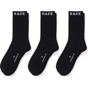 BAPE SOCKS 3 PAIRS MENS