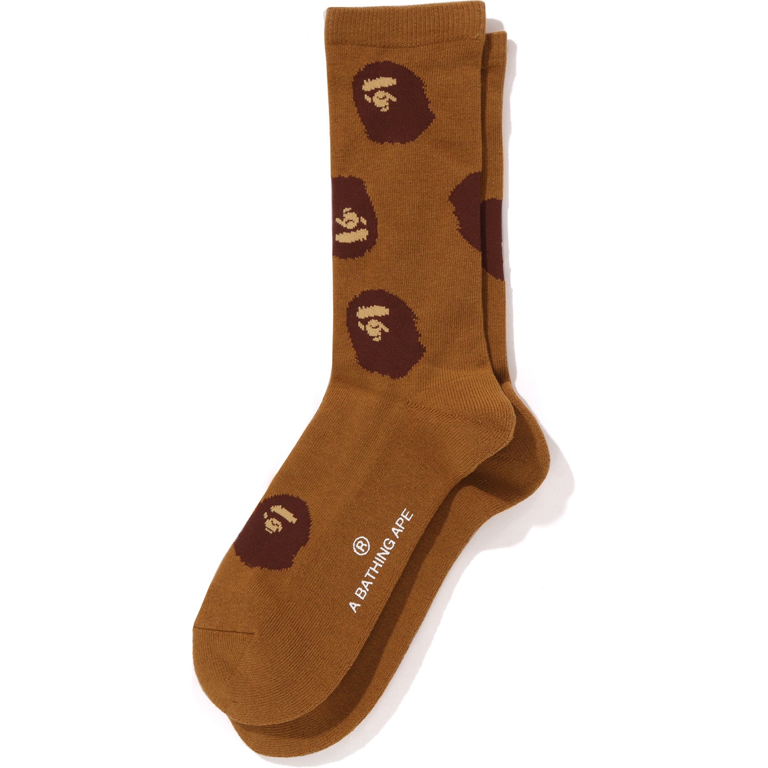 APE HEAD PATTERN SOCKS MENS