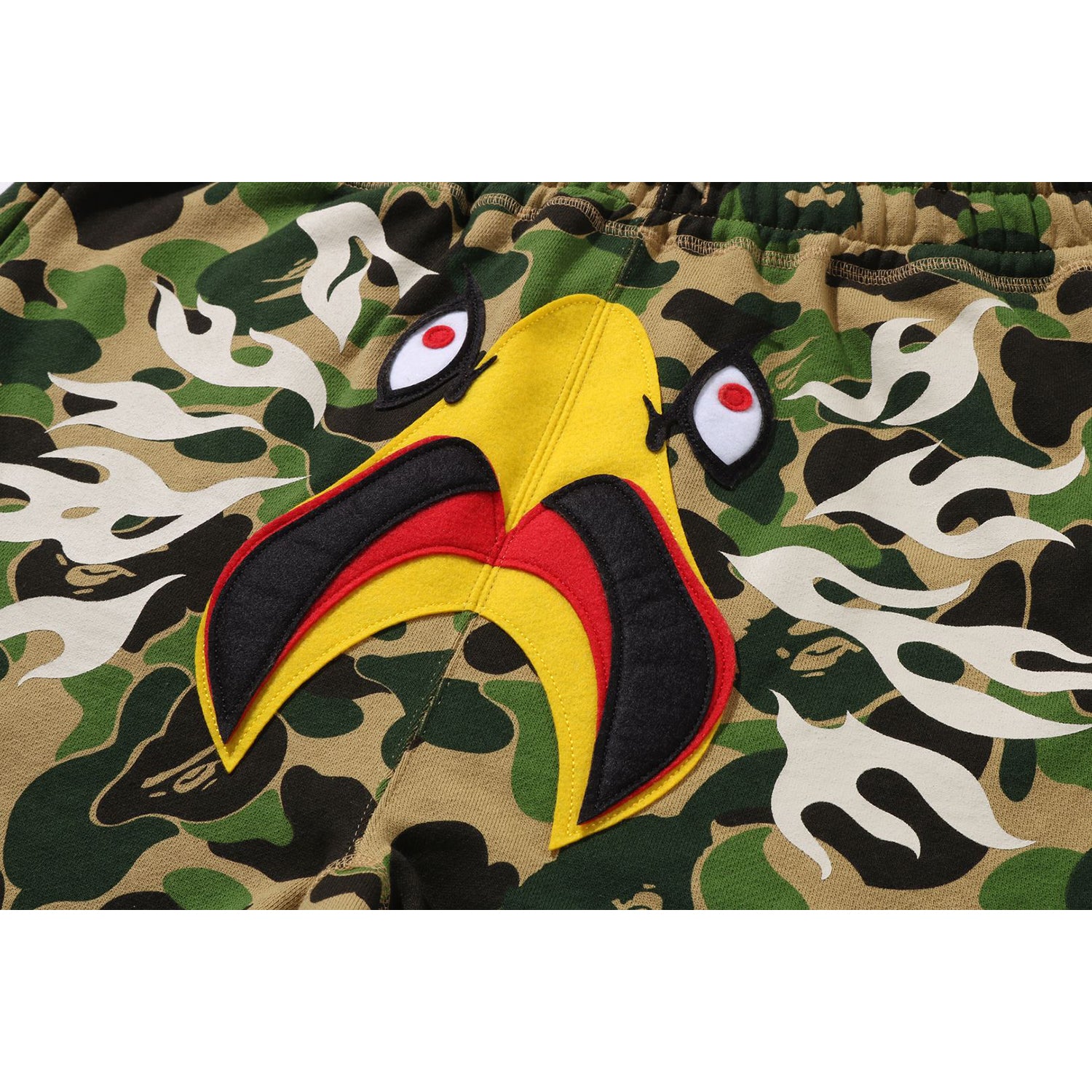 BAPE X READYMADE ABC CAMO EAGLE WIDE SWEAT SHORTS MENS - Image 3