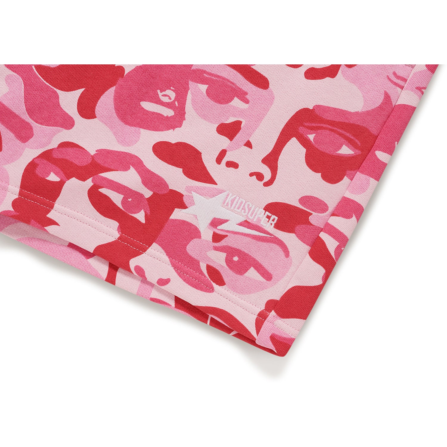 BAPE X KIDSUPER CAMO SWEAT SHORTS MENS - Image 8