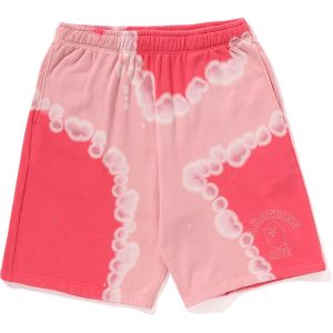 HAND DYE RELAXED FIT SWEAT SHORTS MENS