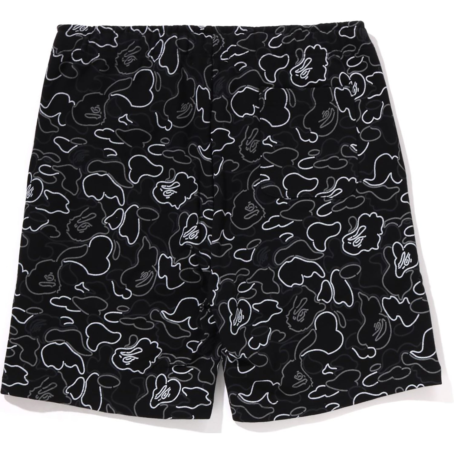 NEON CAMO REGULAR FIT SWEAT SHORTS MENS - Image 2