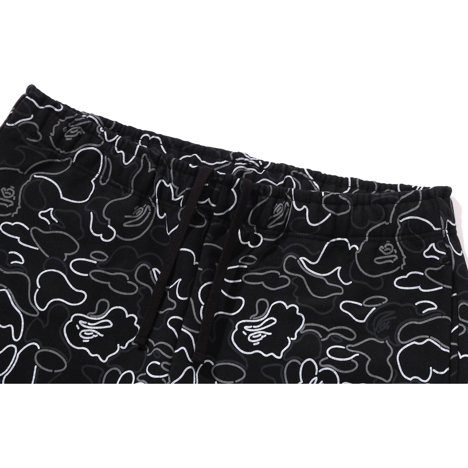 NEON CAMO REGULAR FIT SWEAT SHORTS MENS - Image 4