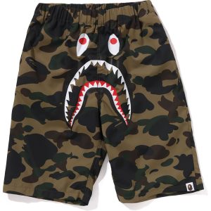 1ST CAMO SHARK BEACH SHORTS JR KIDS