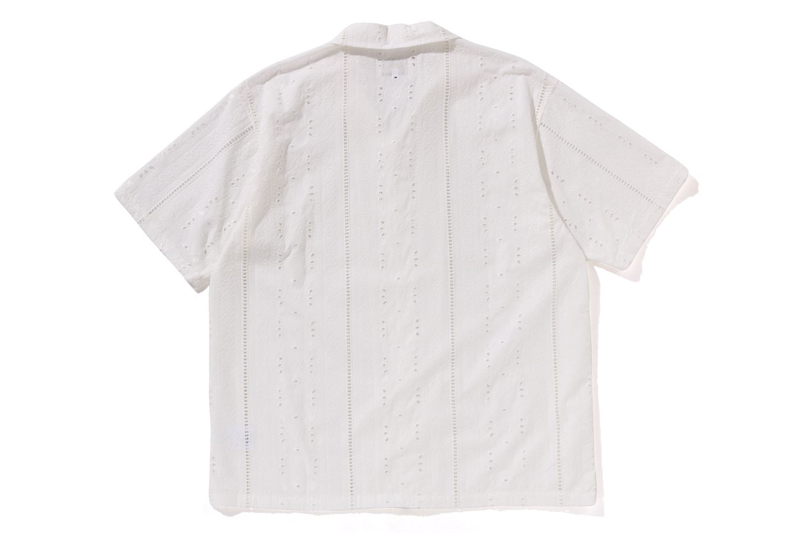 EMBROIDERY OPEN COLLAR SS SHIRT MENS - Image 5