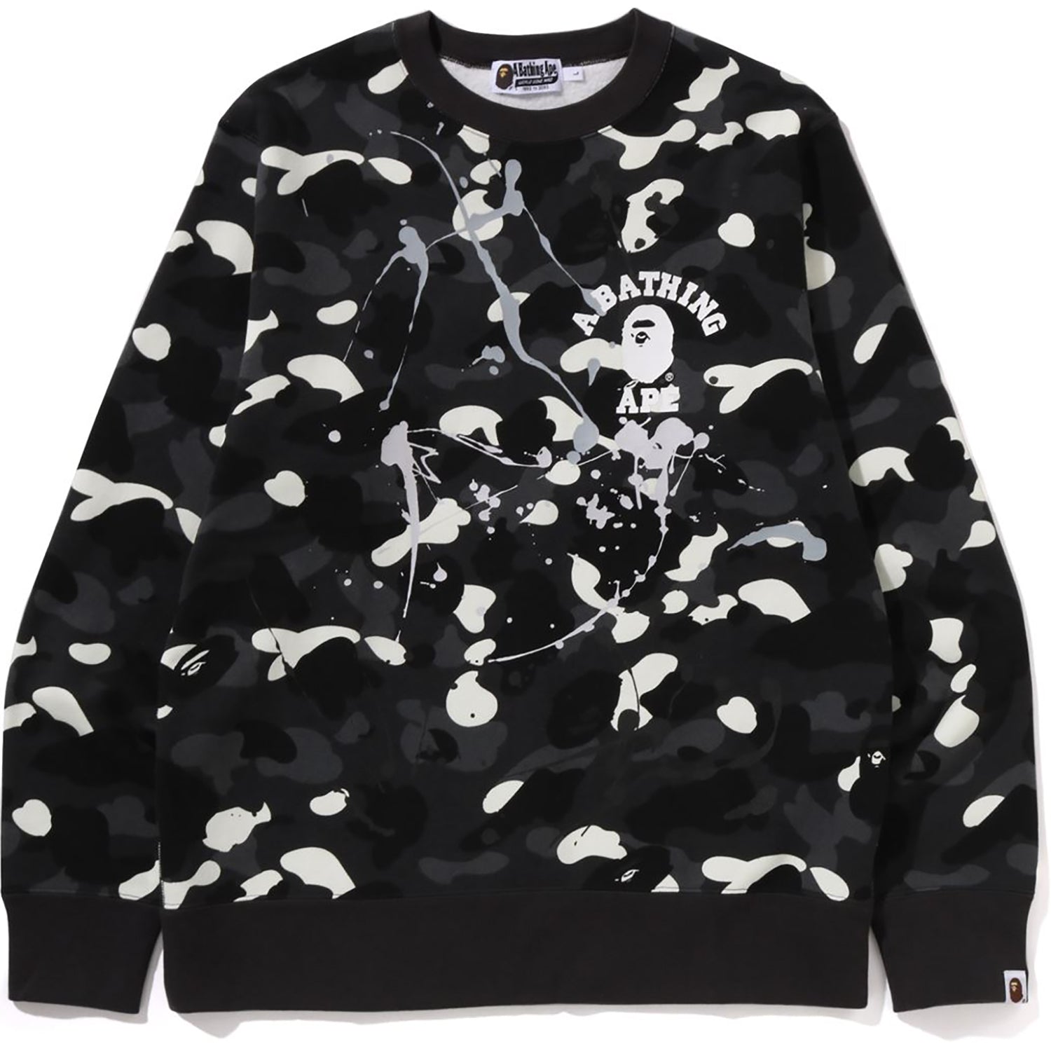 CITY CAMO PAINTING CREWNECK SWEATSHIRT MENS