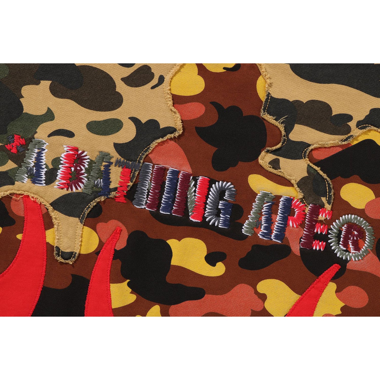 1ST CAMO UPCYCLED RELAXED FIT CREWNECK SWEATSHIRT MENS - Image 3