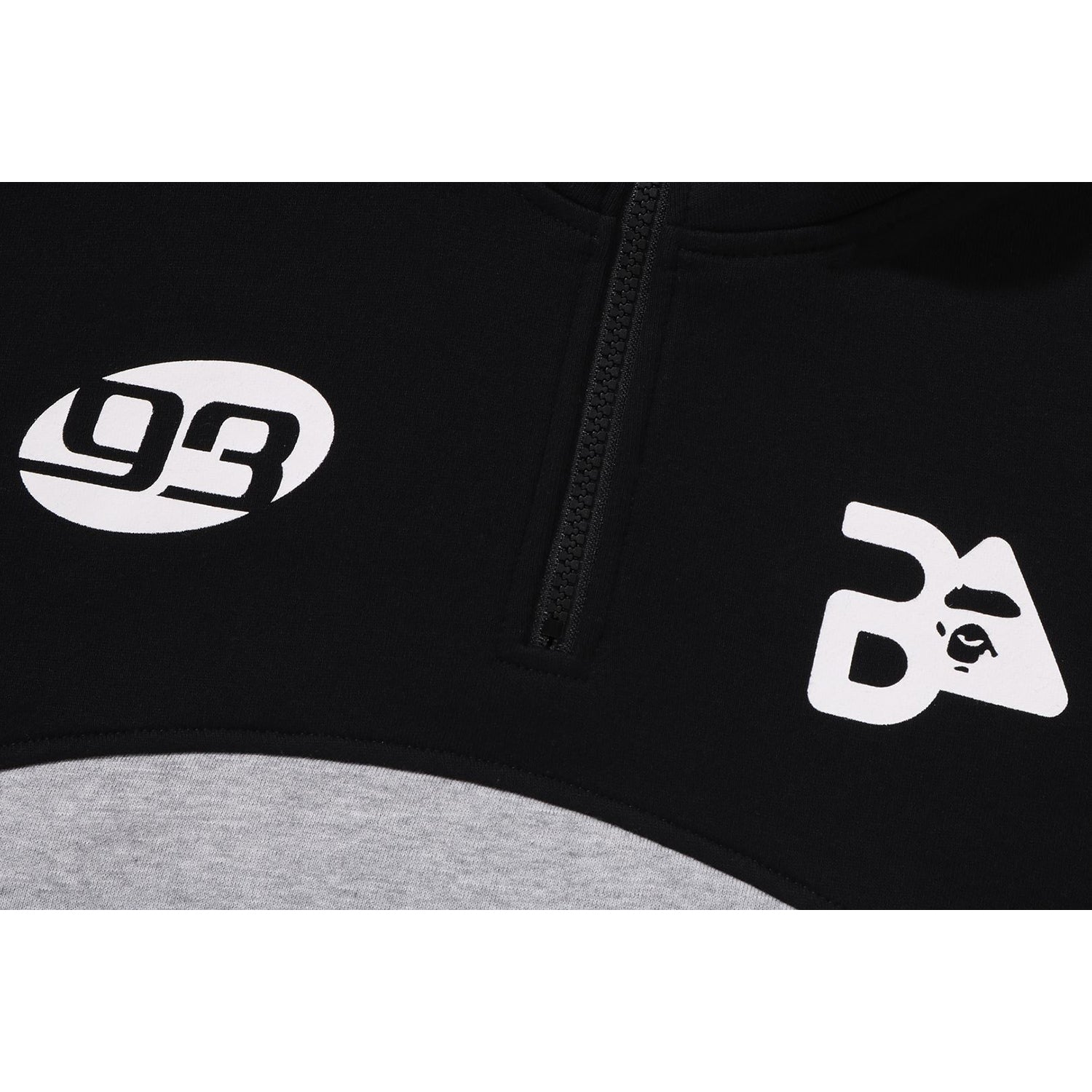 BAPE RELAXED FIT HALF ZIP SWEATSHIRT KIDS - Image 3