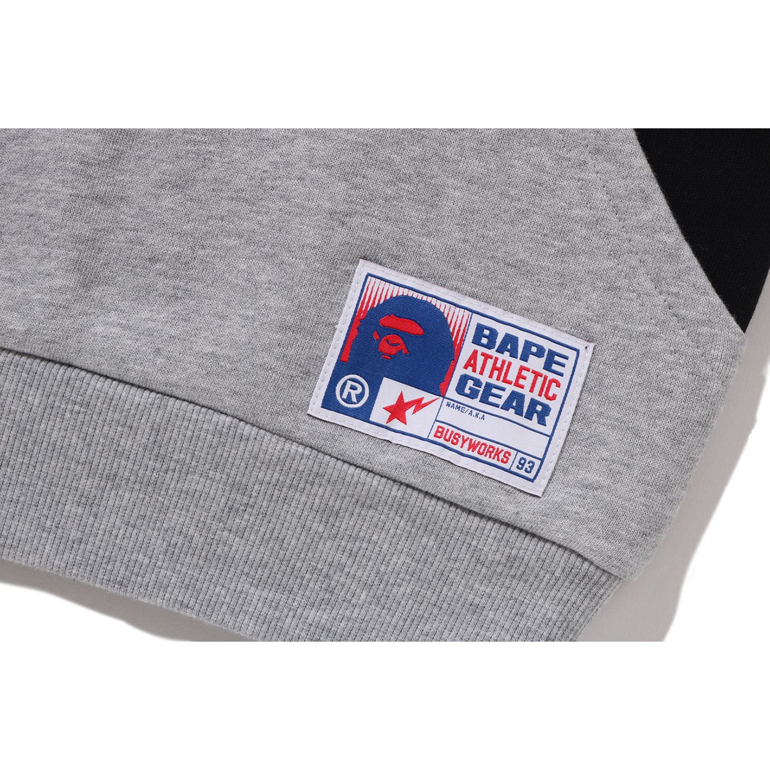 BAPE RELAXED FIT HALF ZIP SWEATSHIRT KIDS - Image 4