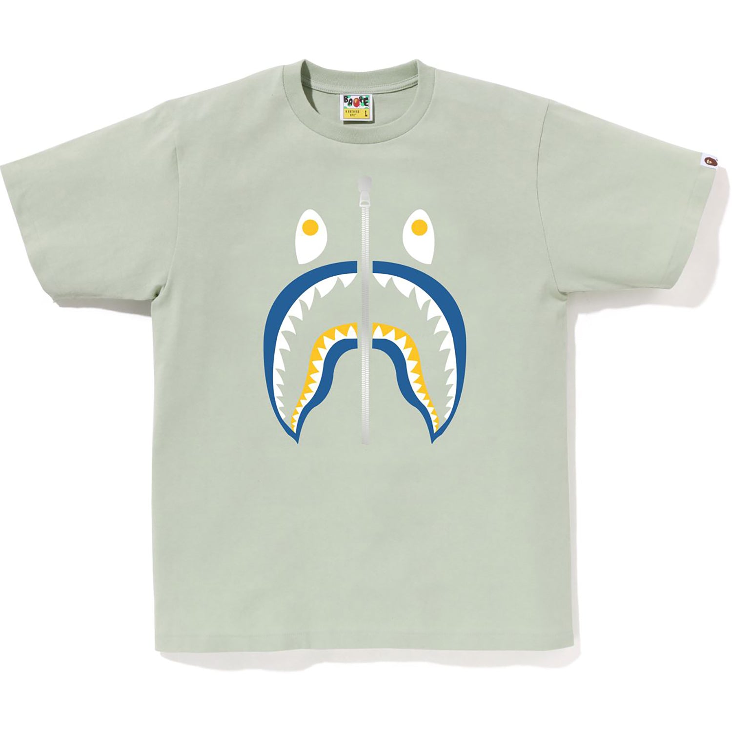 BAPE MENS COLORS SHARK HEAD T-SHIRT - Image 3