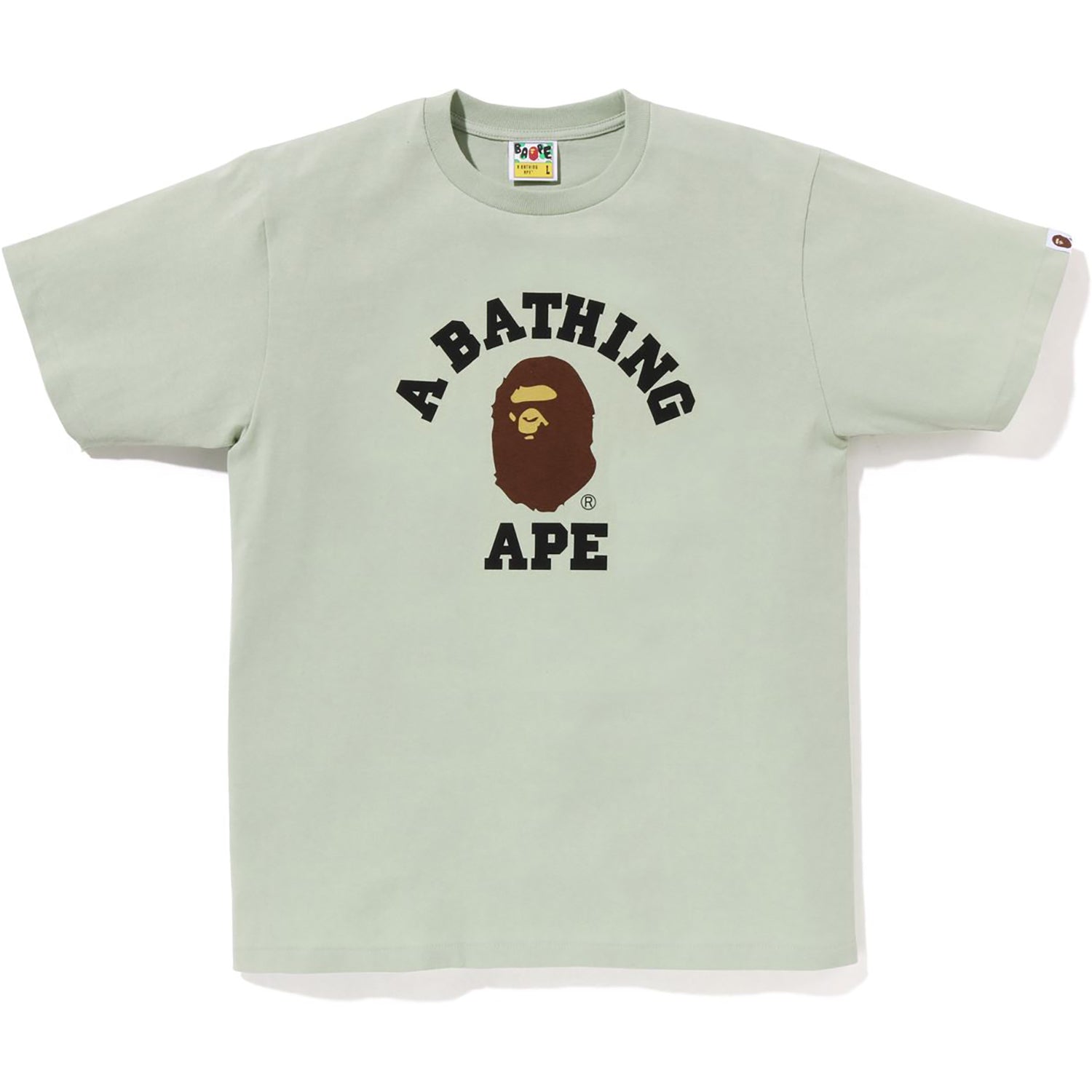 BAPE MENS PIGMENT COLLEGE T-SHIRT - Image 5