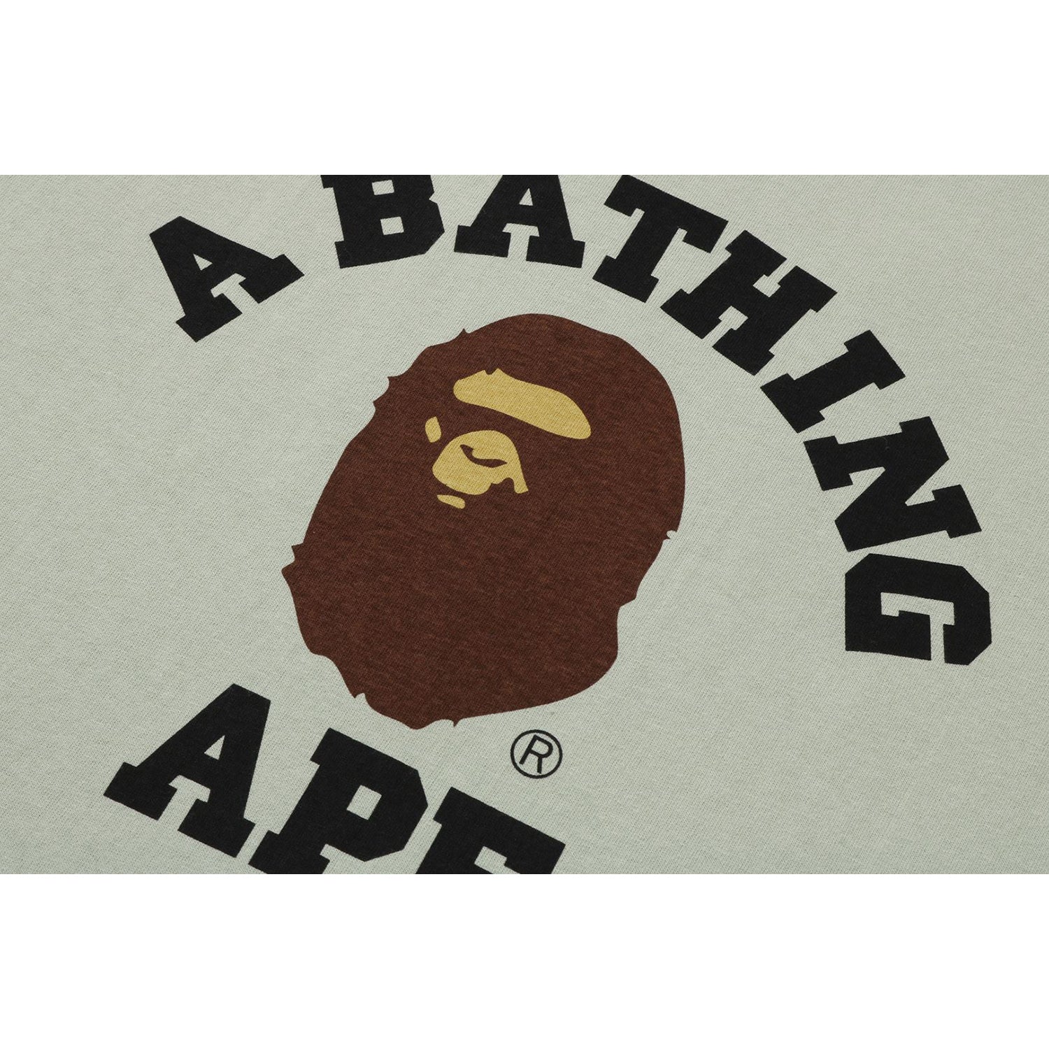 BAPE MENS PIGMENT COLLEGE T-SHIRT - Image 6