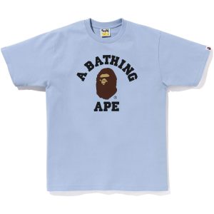 BAPE MENS PIGMENT COLLEGE T-SHIRT