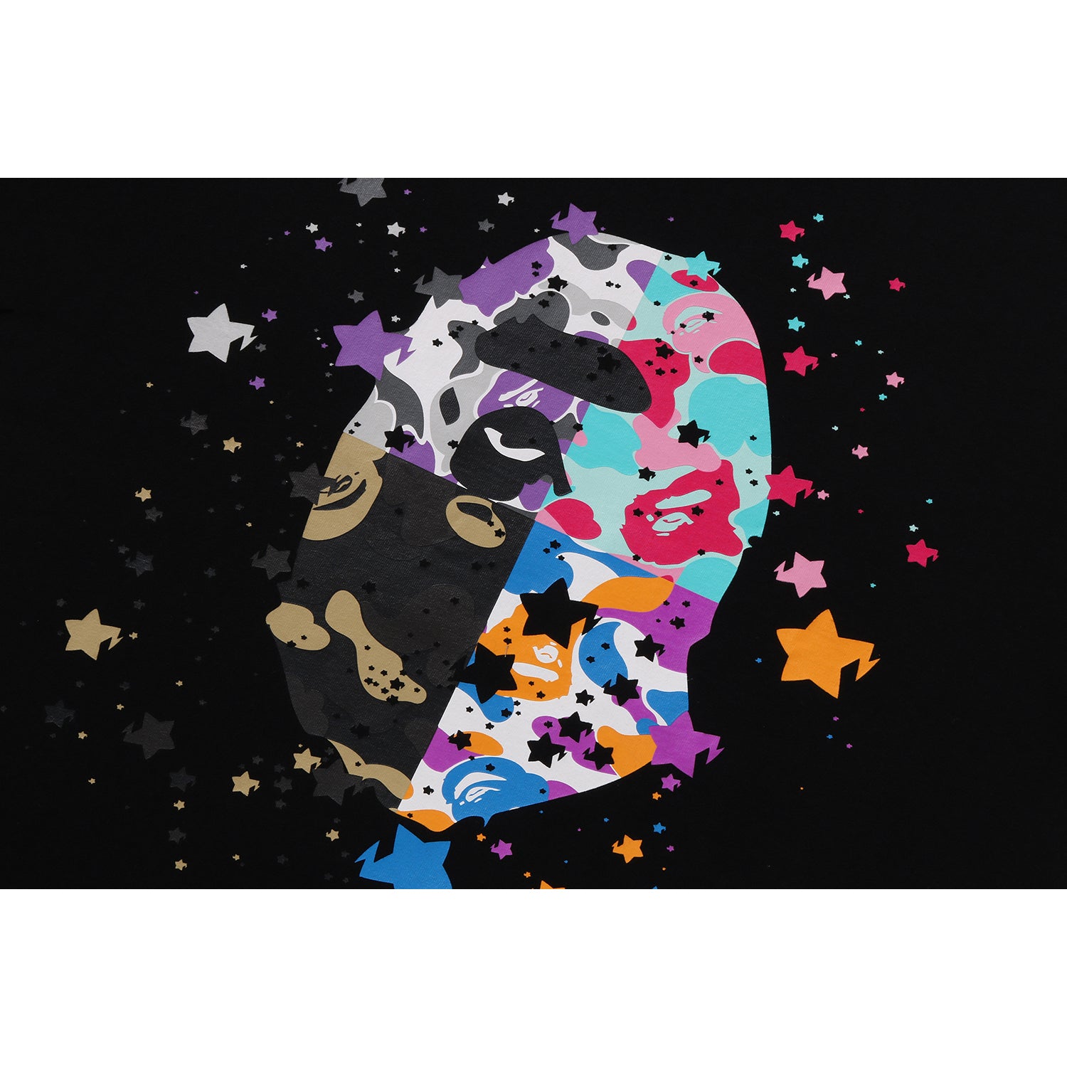 BAPE US APE HEAD STA TEE MENS - Image 4