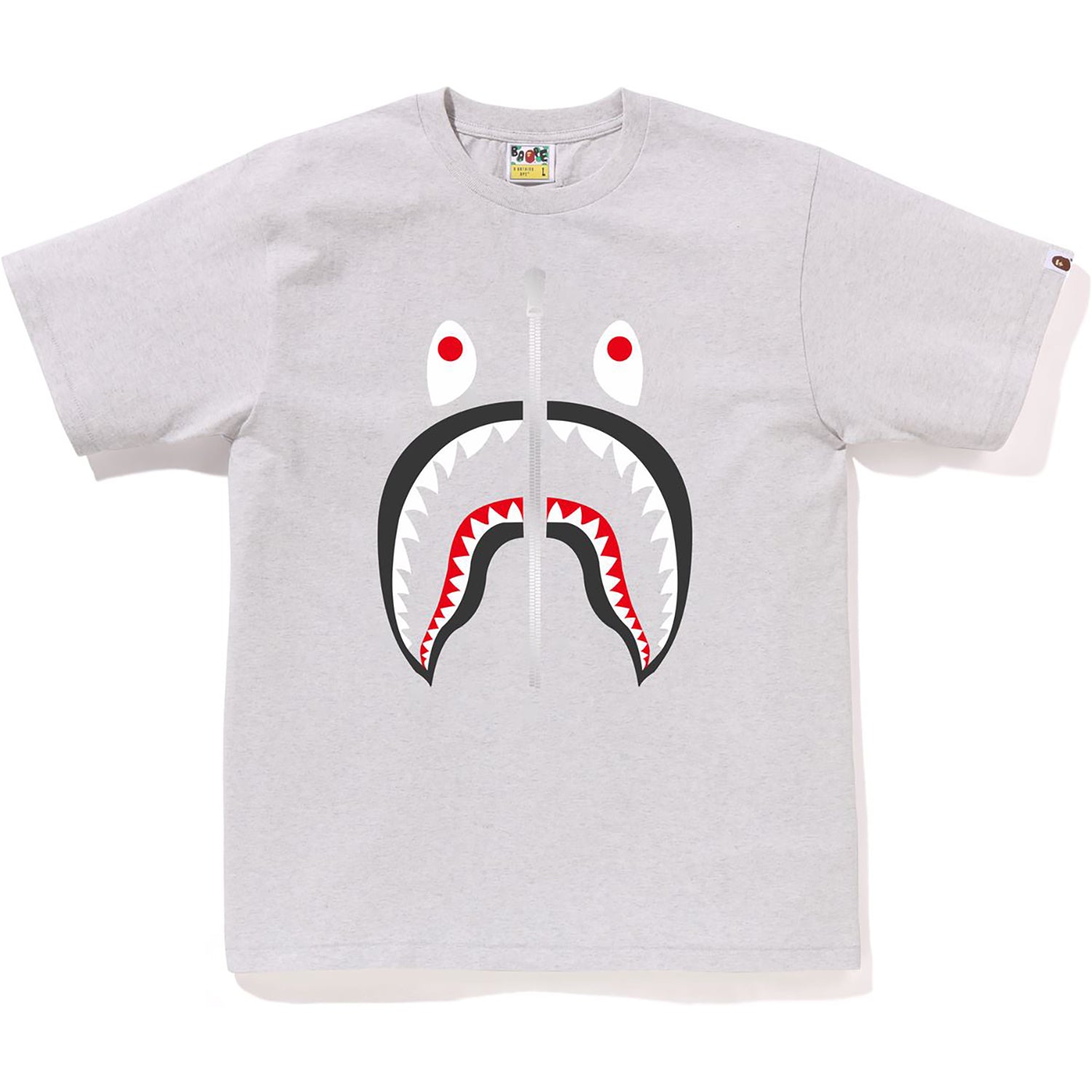BAPE MENS COTTON SHARK HEAD T-SHIRT - Image 2