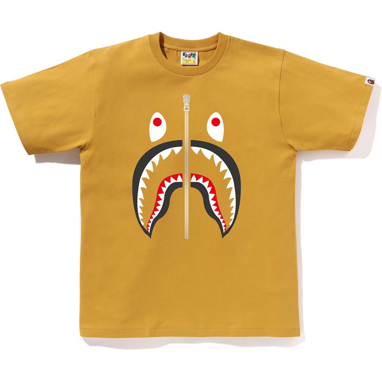 BAPE MENS COTTON SHARK HEAD T-SHIRT - Image 8