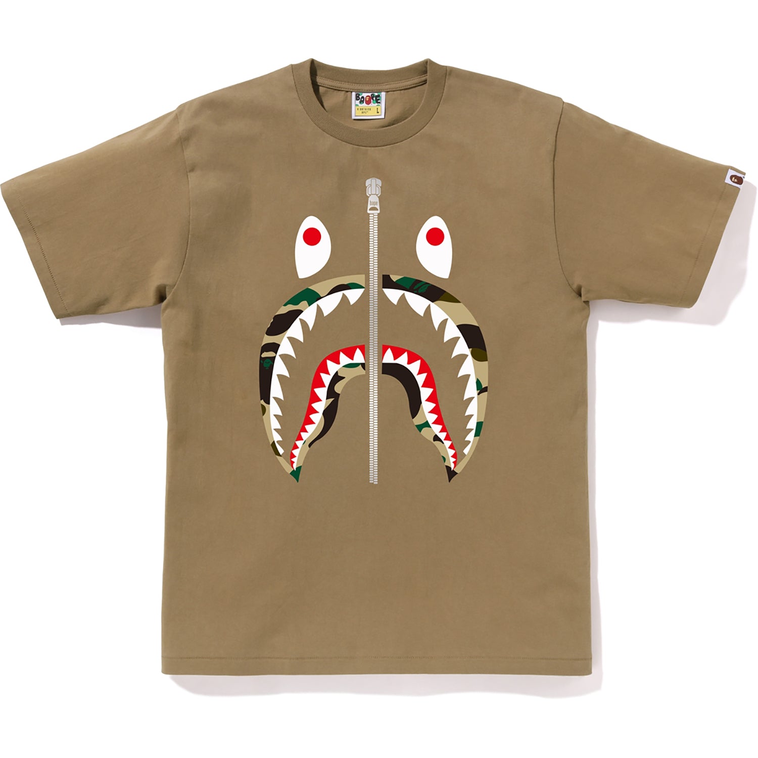 BAPE MENS 1ST CAMO SHARK T-SHIRT - Image 2