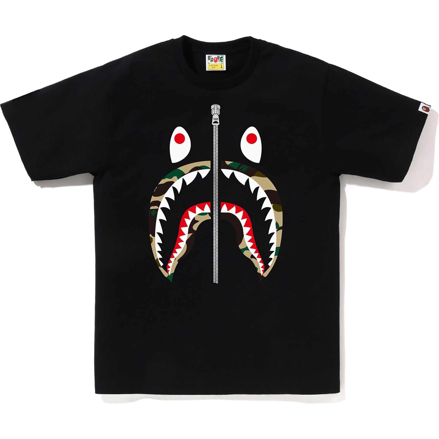 BAPE MENS 1ST CAMO SHARK T-SHIRT - Image 4