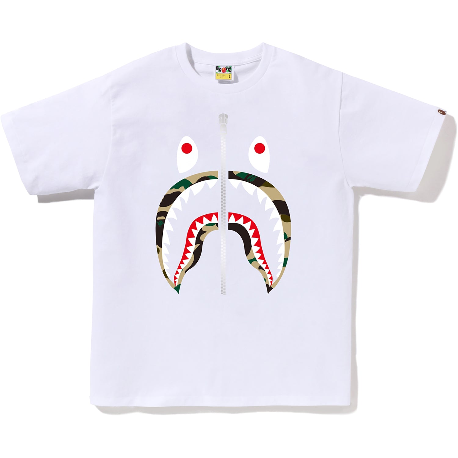BAPE MENS 1ST CAMO SHARK T-SHIRT - Image 6