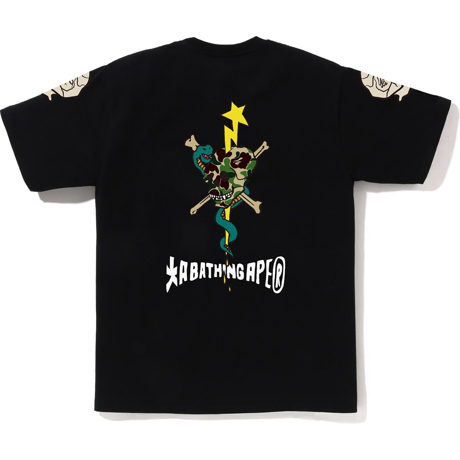 BAPE MENS SOUVENIR SKULL LOGO TEE - Image 2