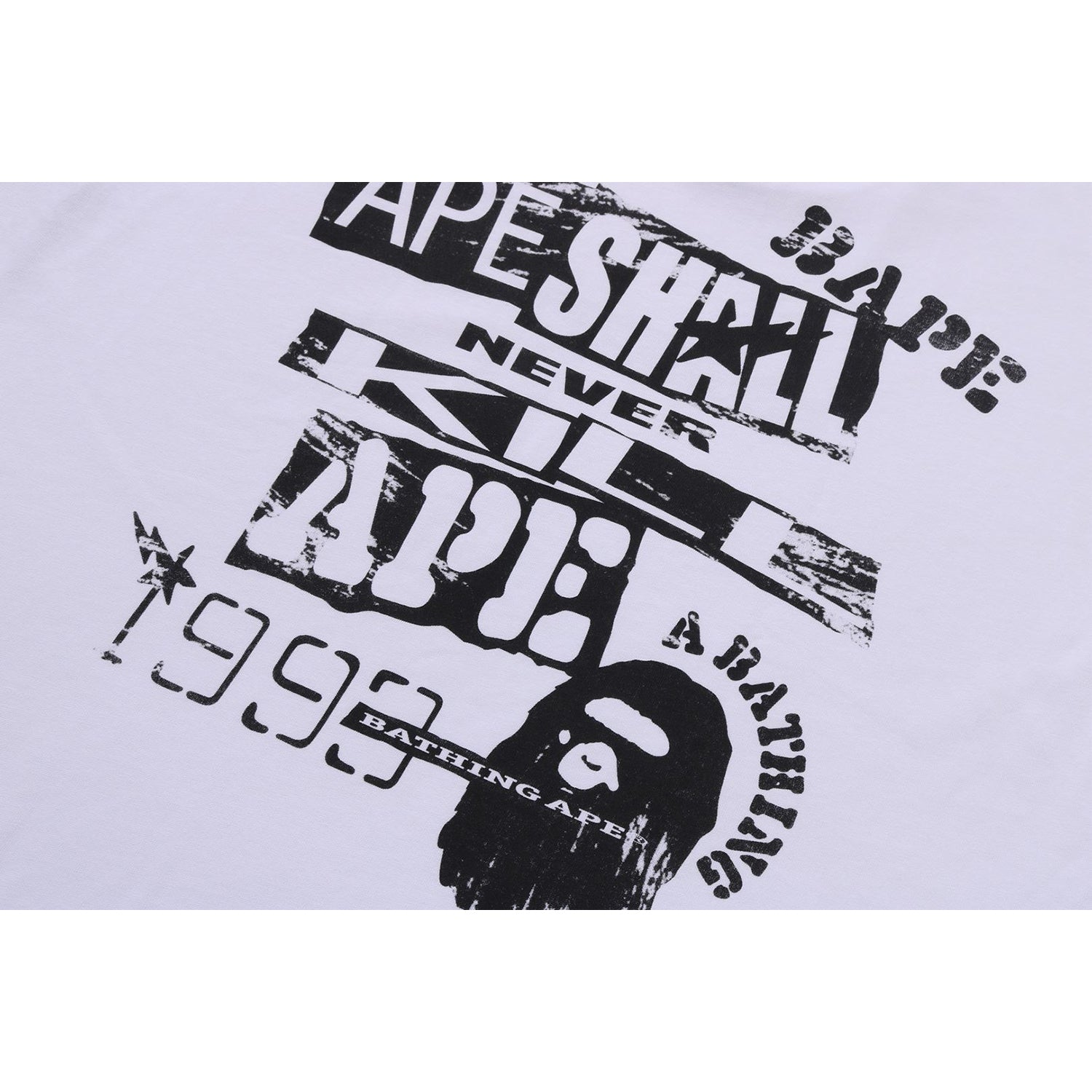 SCREEN PRINT STENCIL LOGO RELAXED FIT TEE MENS - Image 8