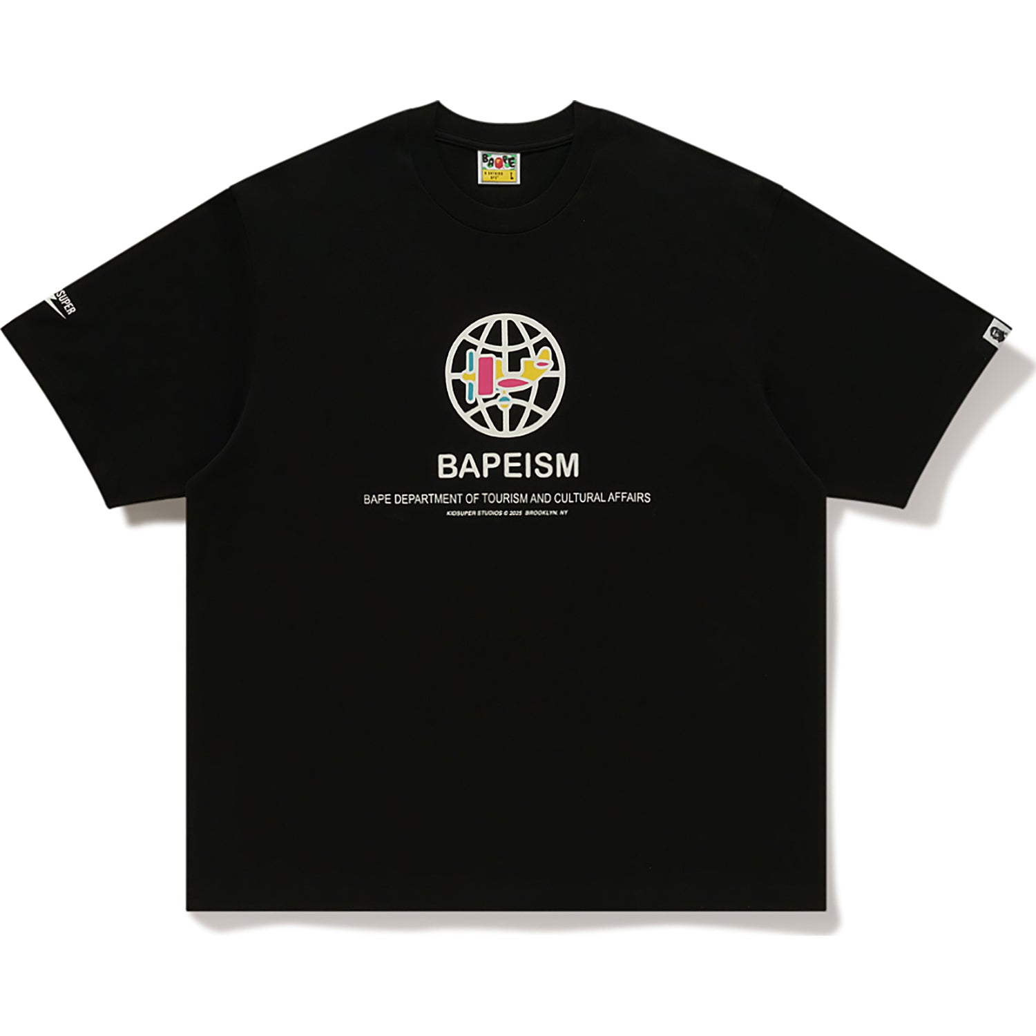 BAPE X KIDSUPER BAPEISM LOGO TEE MENS