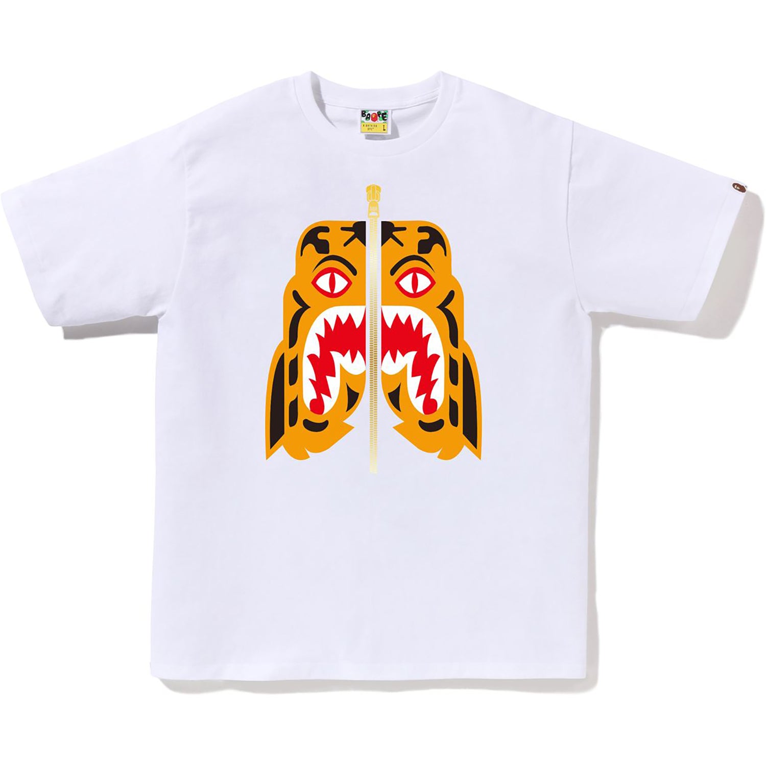 BAPE MENS COLORS TIGER HEAD T-SHIRT - Image 3