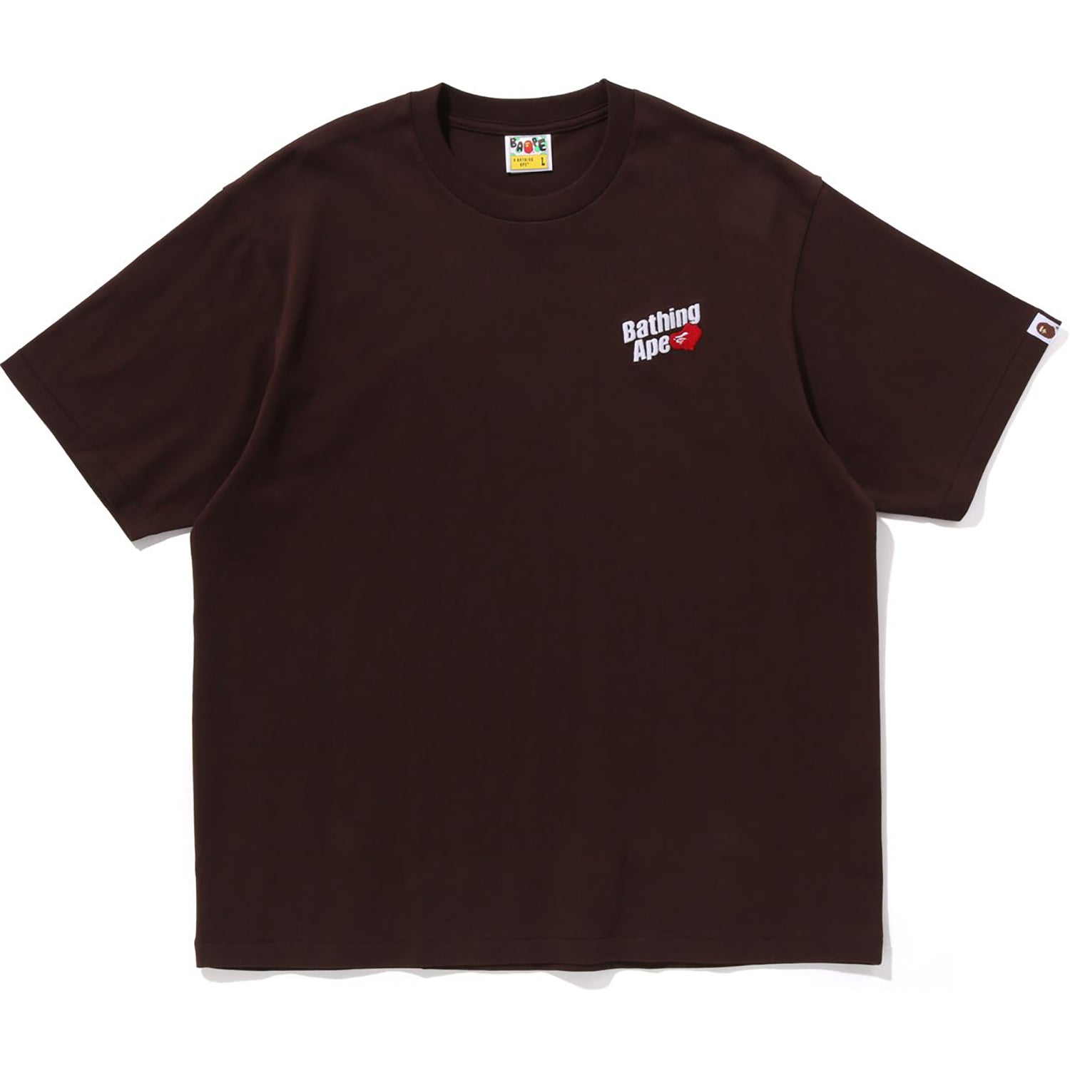 BAPE MENS A BATHING APE LOGO RELAXED FIT TEE - Image 3
