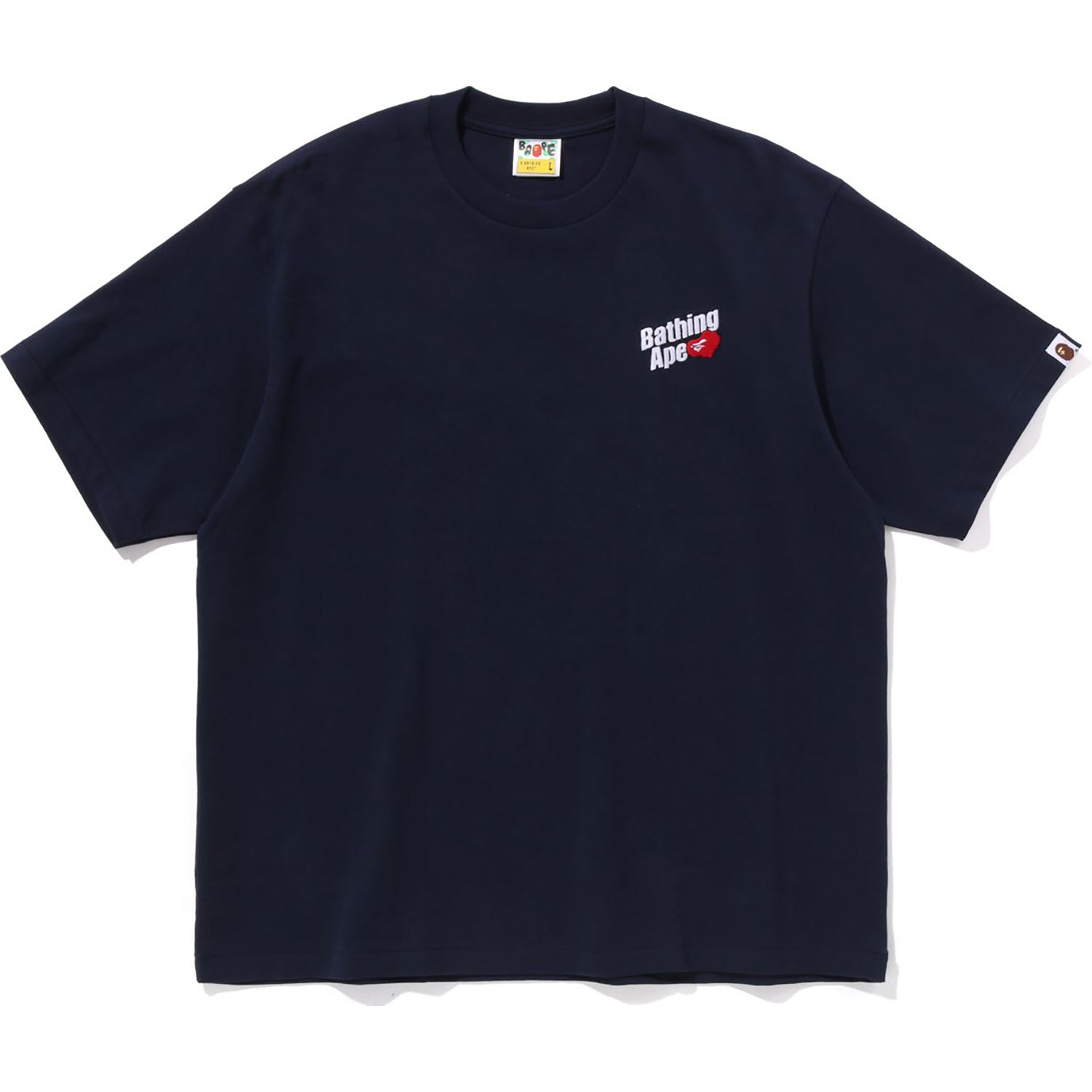BAPE MENS A BATHING APE LOGO RELAXED FIT TEE - Image 5