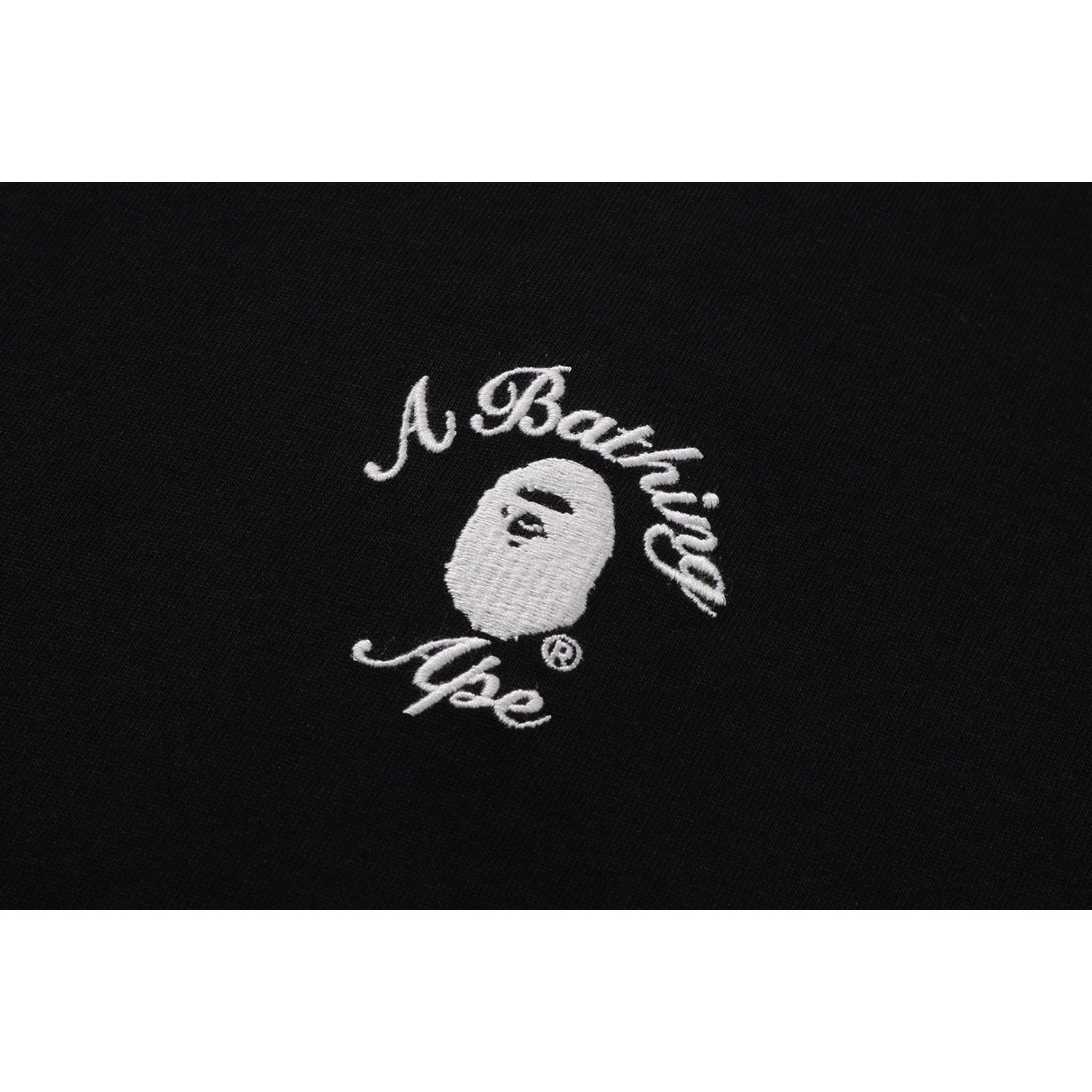 BAPE MENS ONE POINT APE HEAD COLLEGE RELAXED FIT T-SHIRT - Image 2