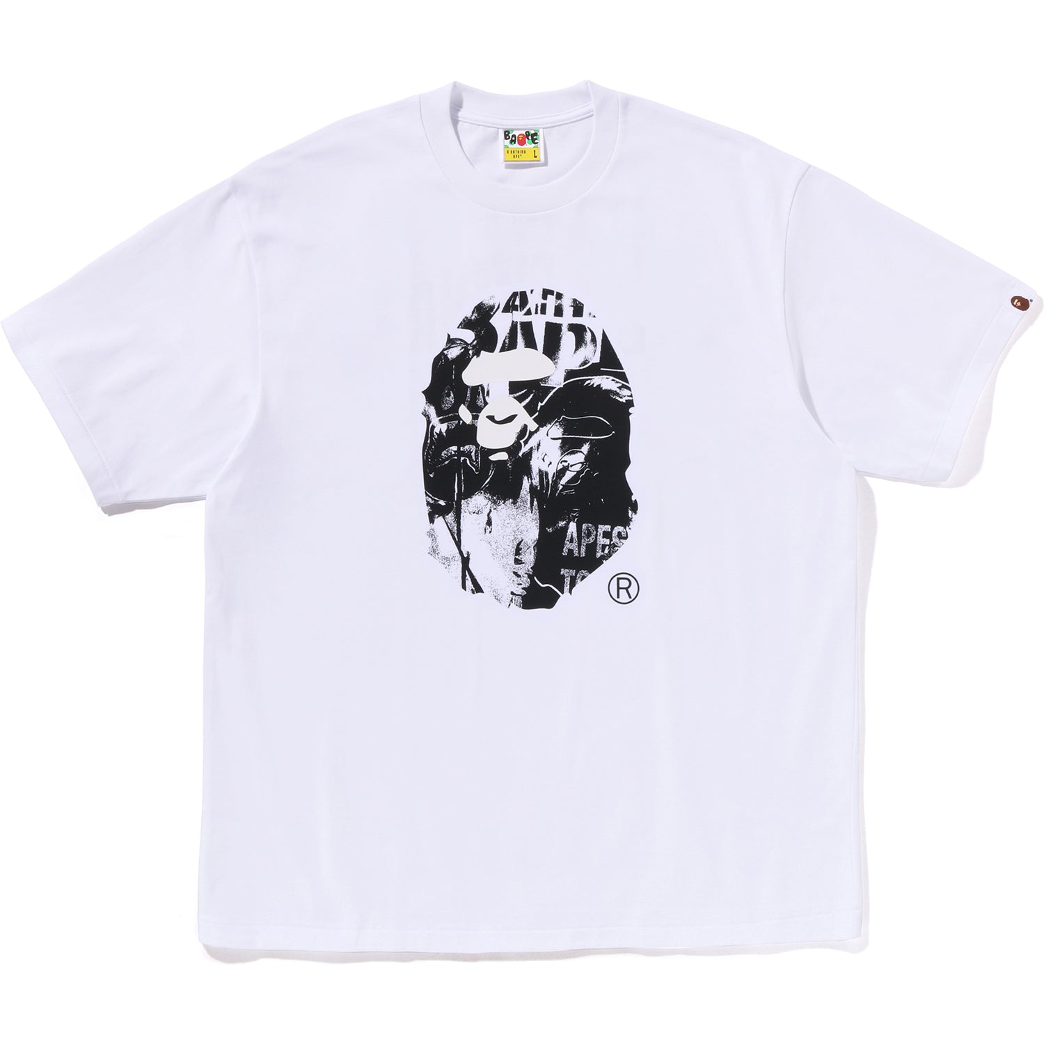 PHOTO PRINT APE HEAD RELAXED FIT TEE MENS