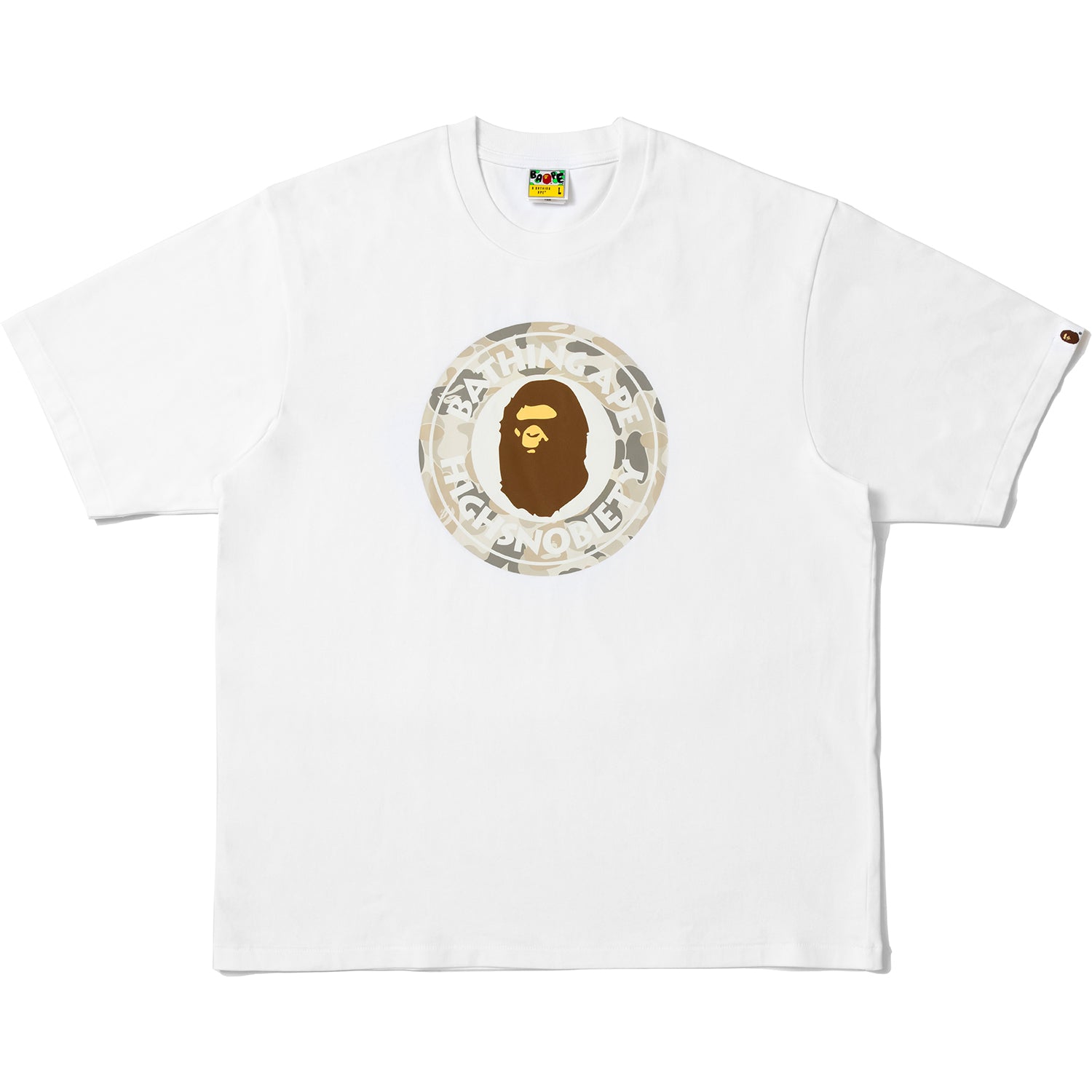 BAPE X HIGHSNOBIETY CAMO BUSY WORKS RELAXED FIT TEE MENS