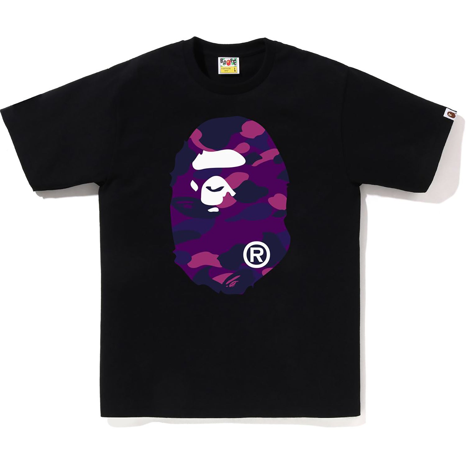 COLOR CAMO BIG APE HEAD TEE MENS