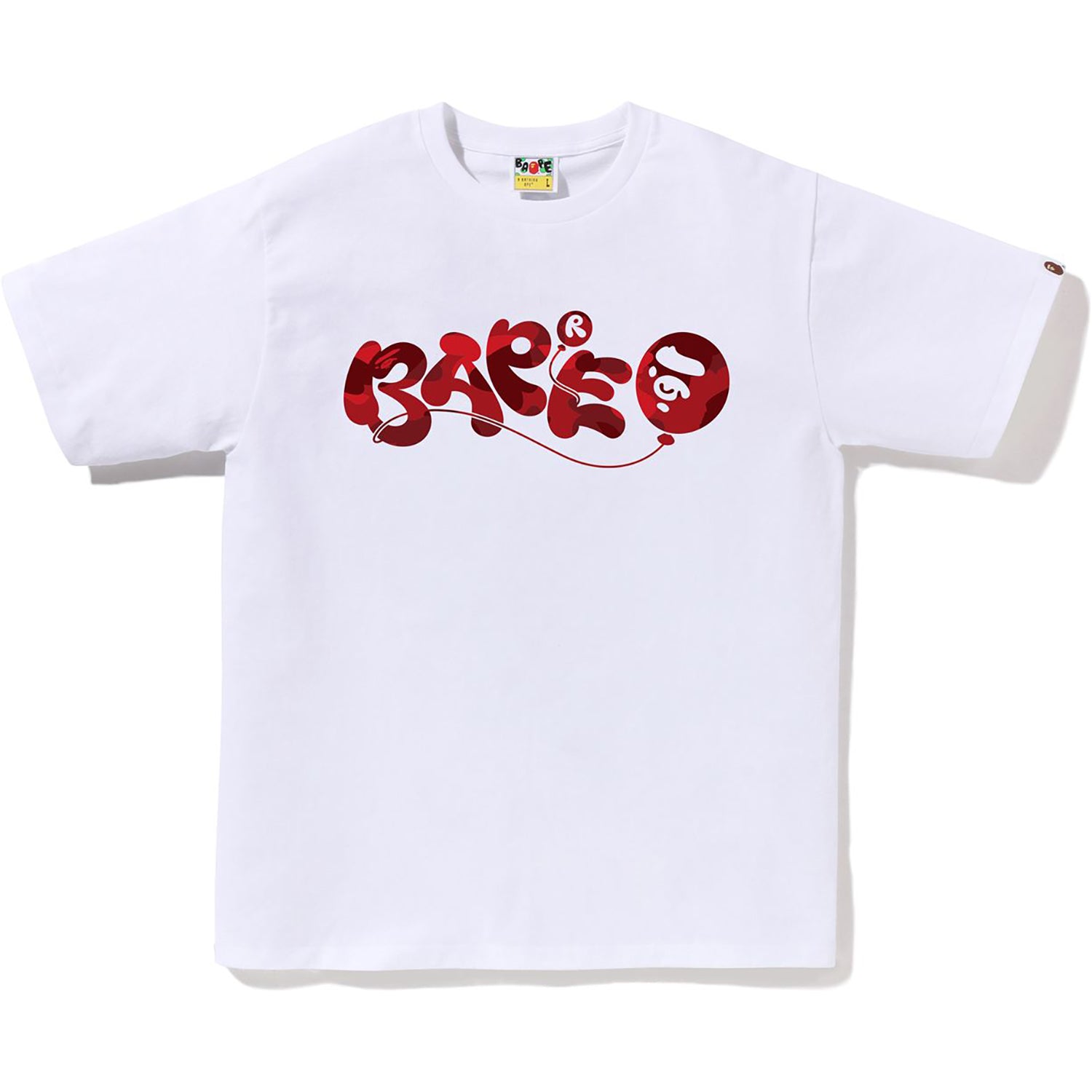 COLOR CAMO BAPE BALLOON TEE MENS