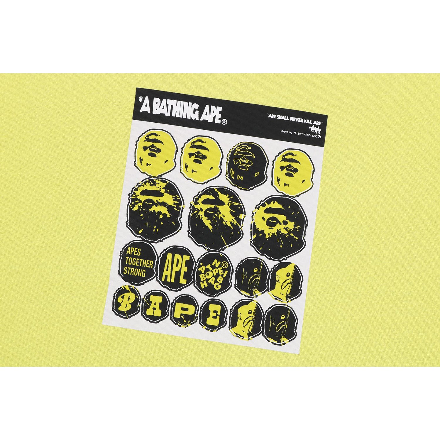 BAPE STICKER GRAPHIC RELAXED FIT TEE MENS - Image 2