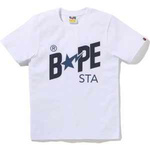 DENIM BAPE STA LOGO TEE LADIES