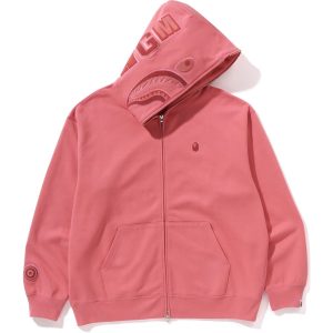 APE HEAD ONE POINT SHARK ZIP HOODIE MENS