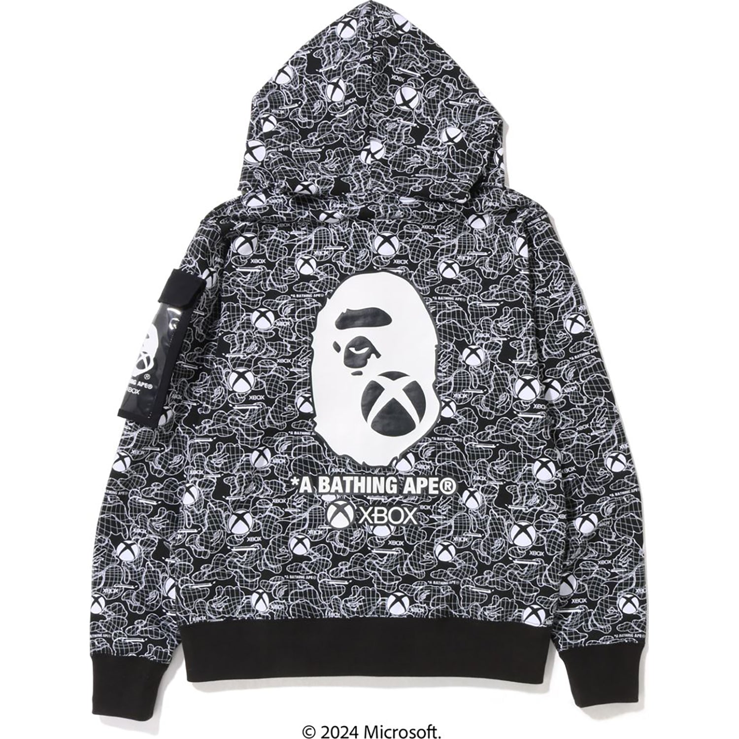 BAPE X XBOX CAMO FULL ZIP HOODIE MENS - Image 3