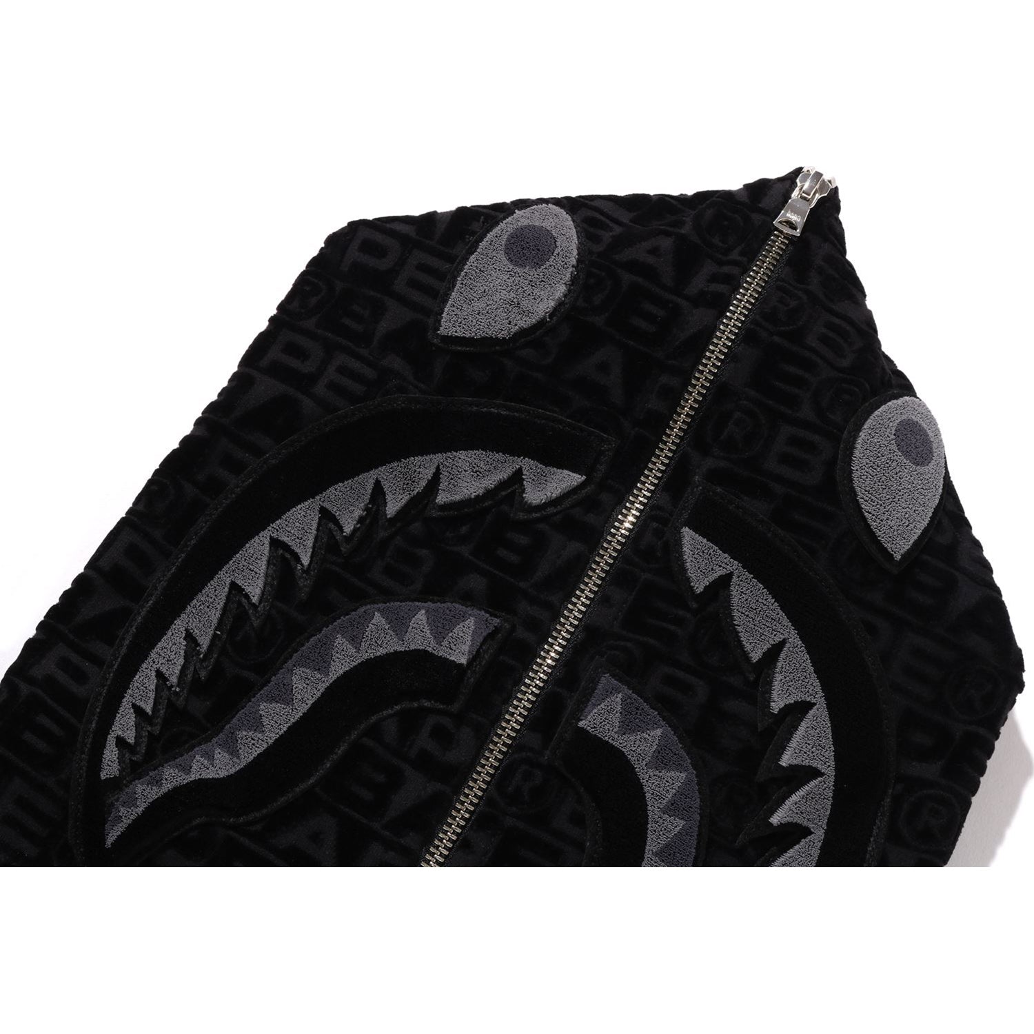 LUX SPORT PATTERN SHARK RELAXED FIT FULL ZIP HOODIE MENS - Image 16