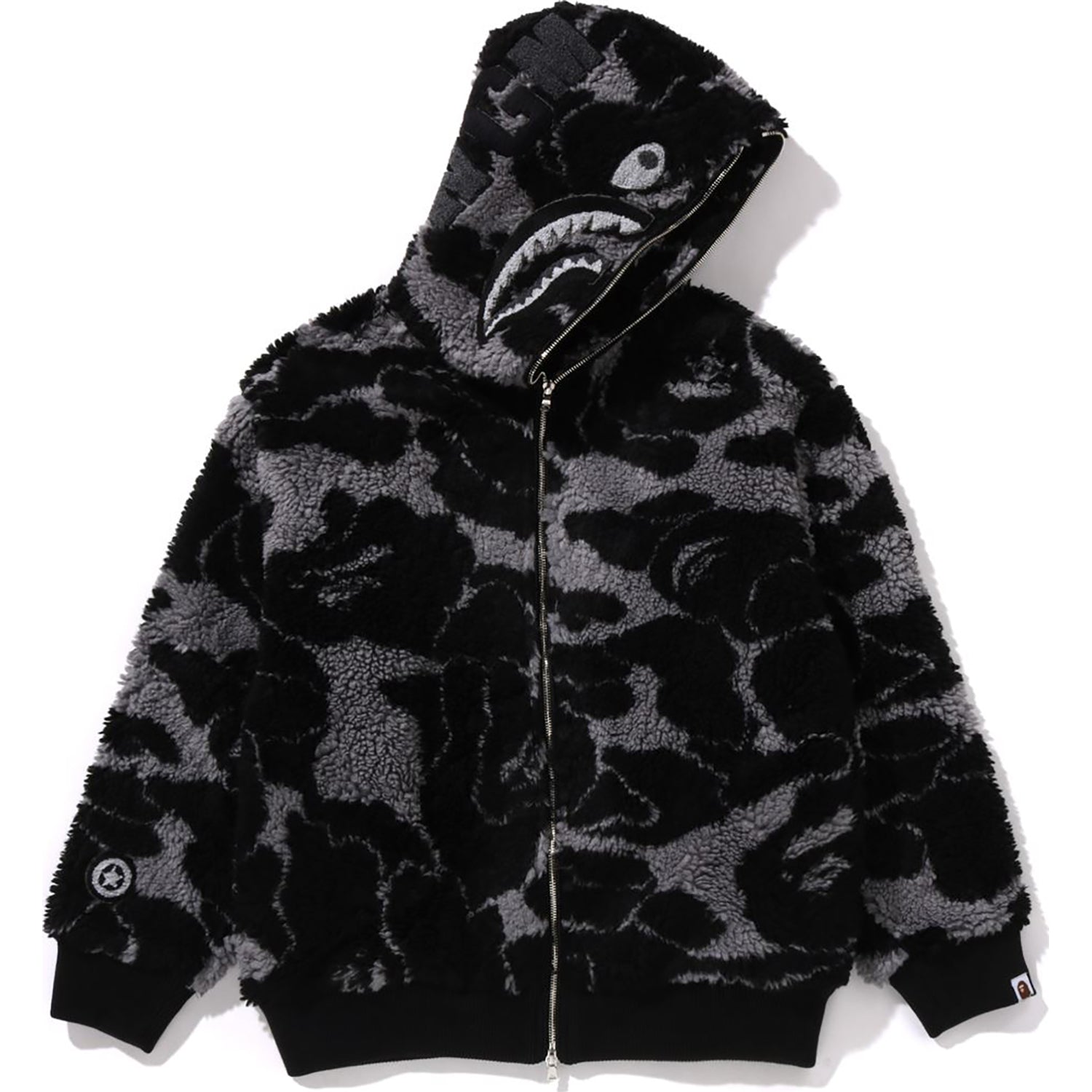 ABC CAMO BOA SHARK RELAXED FIT FULL ZIP HOODIE MENS - Image 5