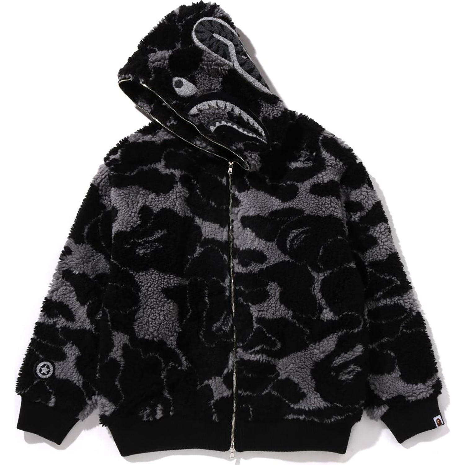 ABC CAMO BOA SHARK RELAXED FIT FULL ZIP HOODIE MENS - Image 6