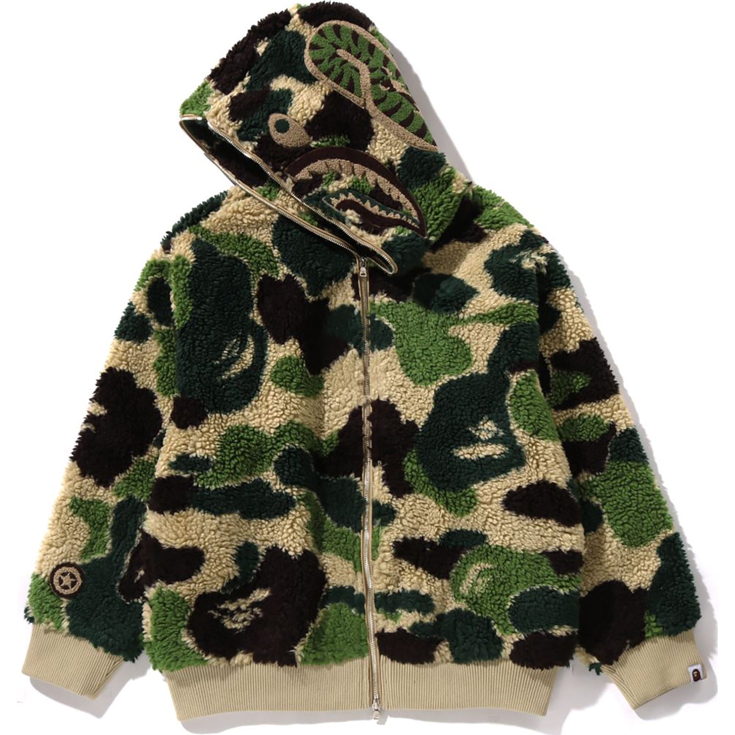 ABC CAMO BOA SHARK RELAXED FIT FULL ZIP HOODIE MENS - Image 2