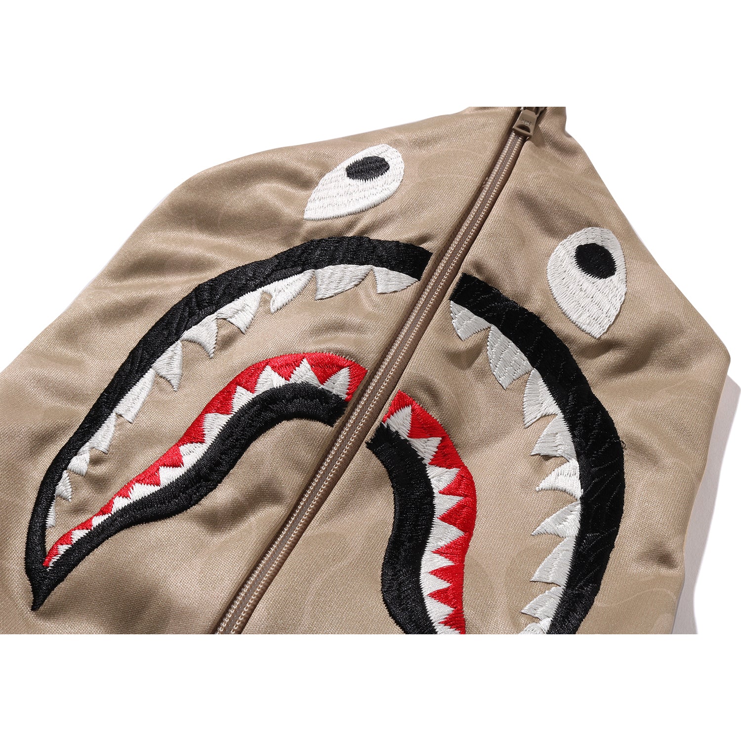 BAPE MENS SOLID CAMO RELAXED FIT SHARK FULL ZIP HOODIE JACKET - Image 4