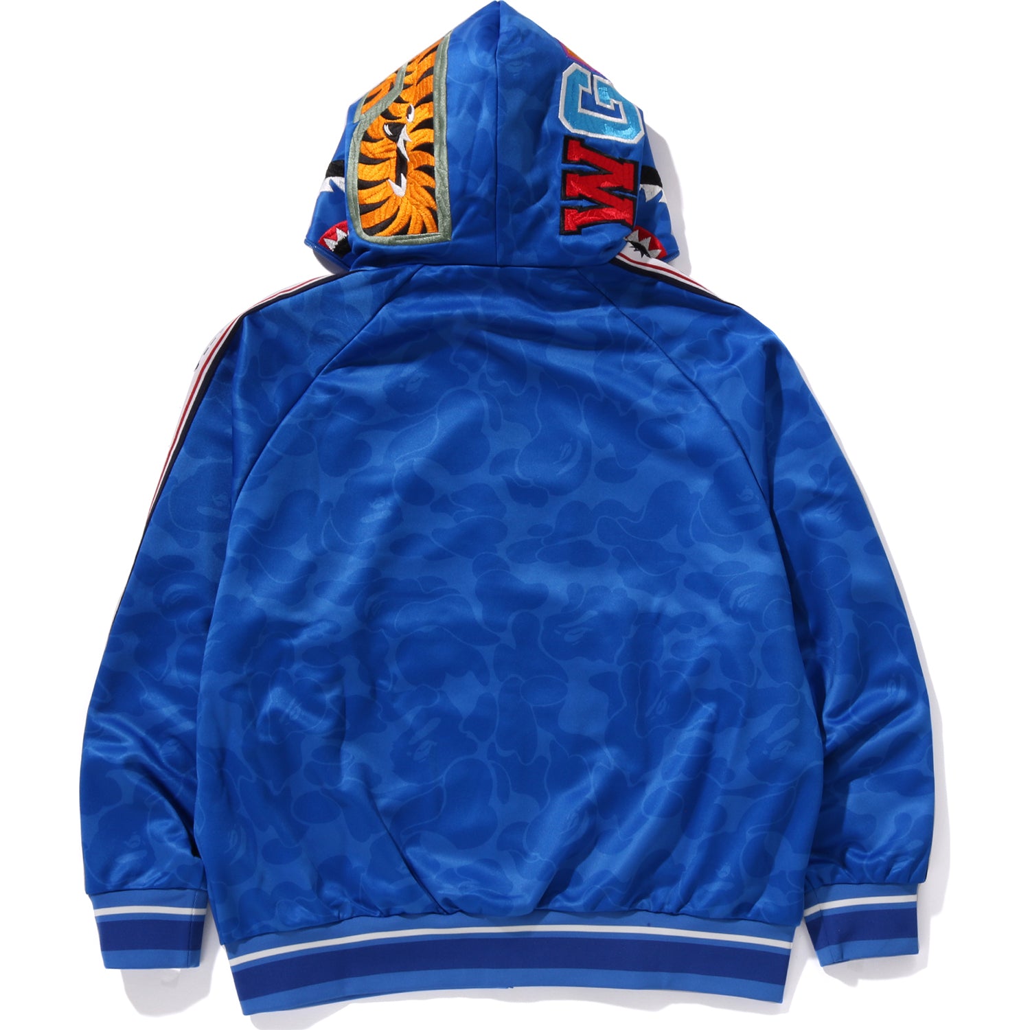 BAPE MENS SOLID CAMO RELAXED FIT SHARK FULL ZIP HOODIE JACKET - Image 15