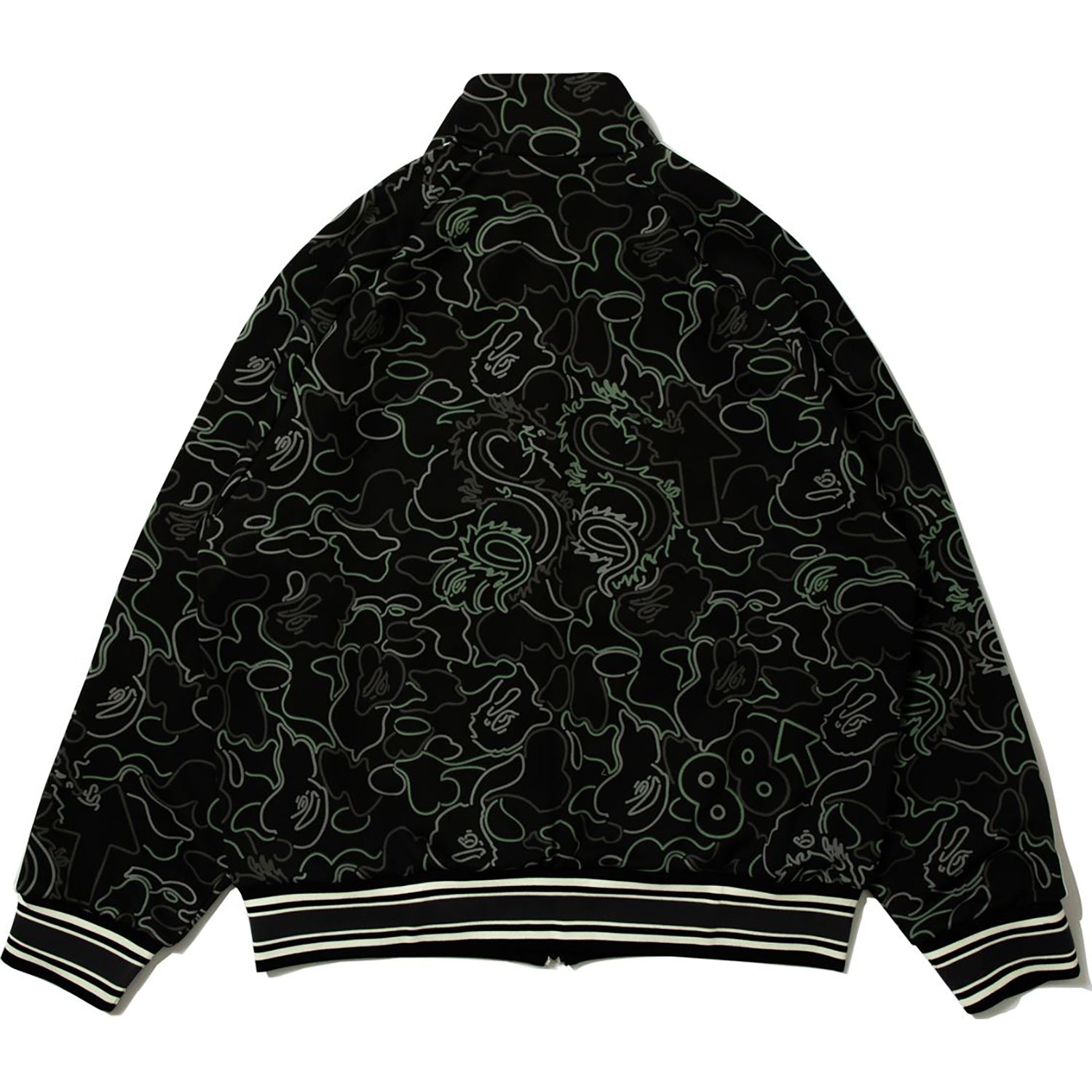 BAPE X 88RISING GLOW IN THE DARK CAMO TRACK JACKET MENS - Image 2