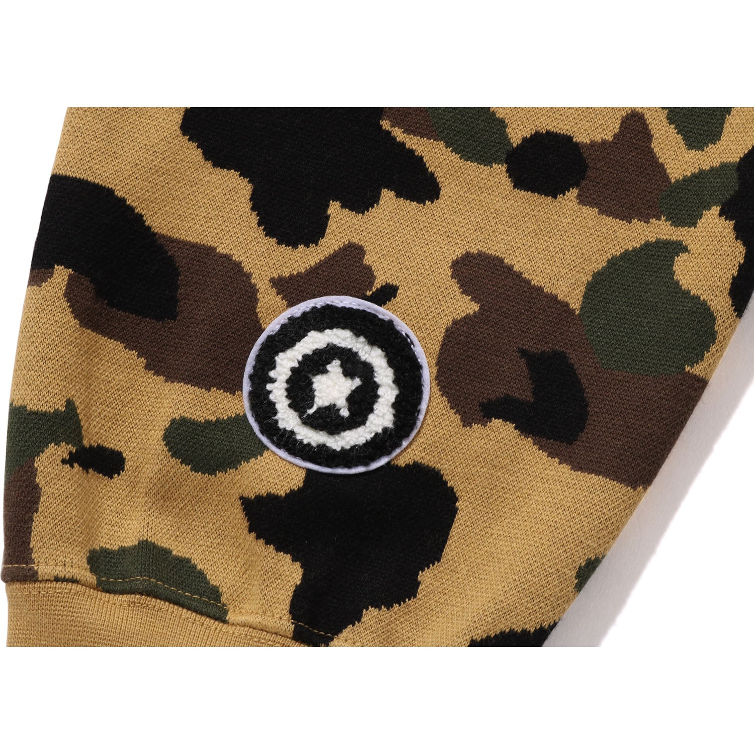 1ST CAMO JACQUARD SHARK RELAXED FIT FULL ZIP HOODIE MENS - Image 11