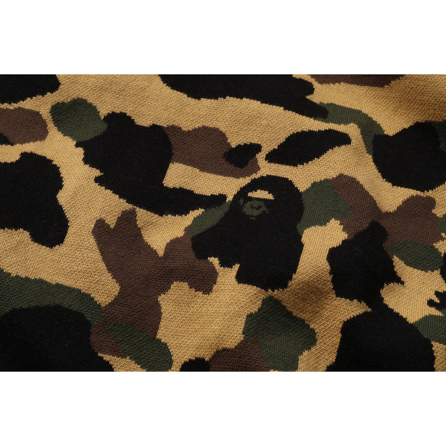 1ST CAMO JACQUARD SHARK RELAXED FIT FULL ZIP HOODIE MENS - Image 12