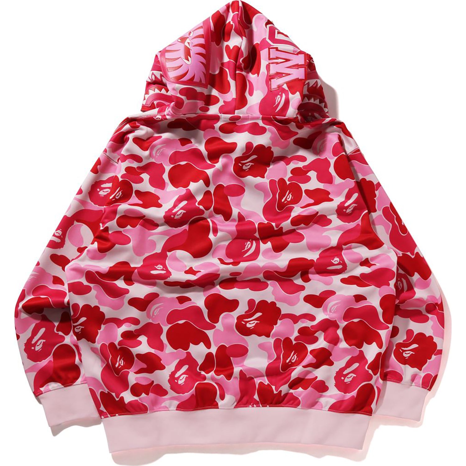 ABC CAMO POLYESTER RELAXED FIT SHARK FULL ZIP HOODIE MENS - Image 9