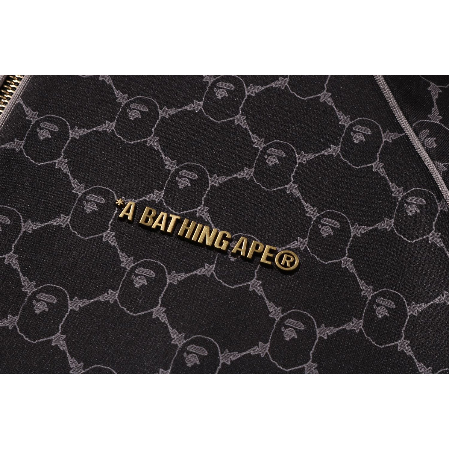 COLLEGE MONOGRAM LOGO RELAXED FIT TRACK JACKET MENS - Image 3